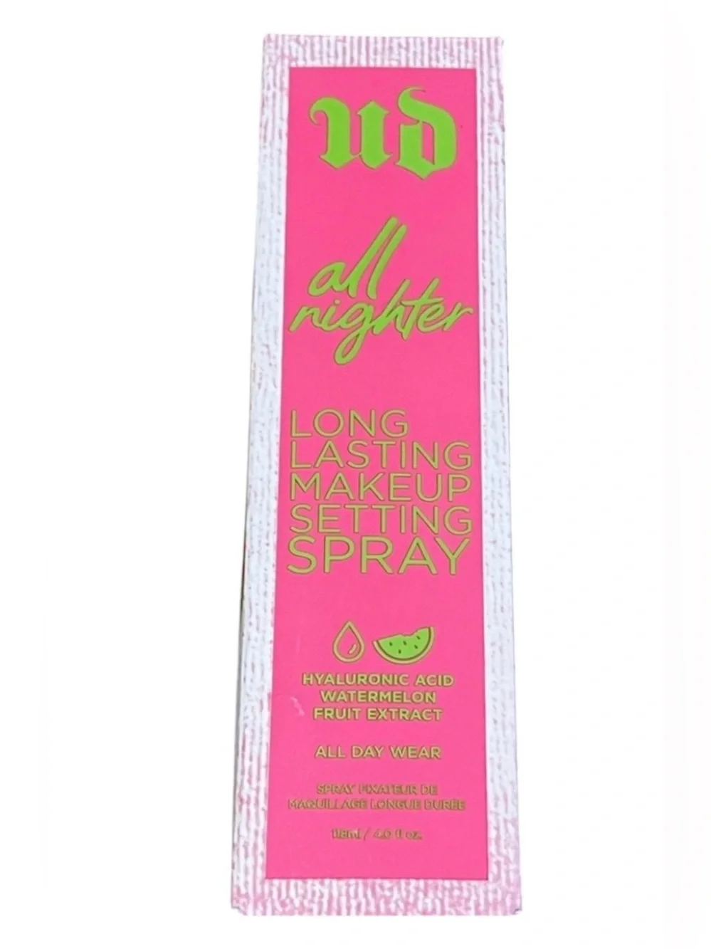 Urban Decay All Nighter Makeup Setting Spray Hyaluronic Acid Watermelon 🍉